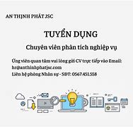 An Thịnh Tuyển Dụng